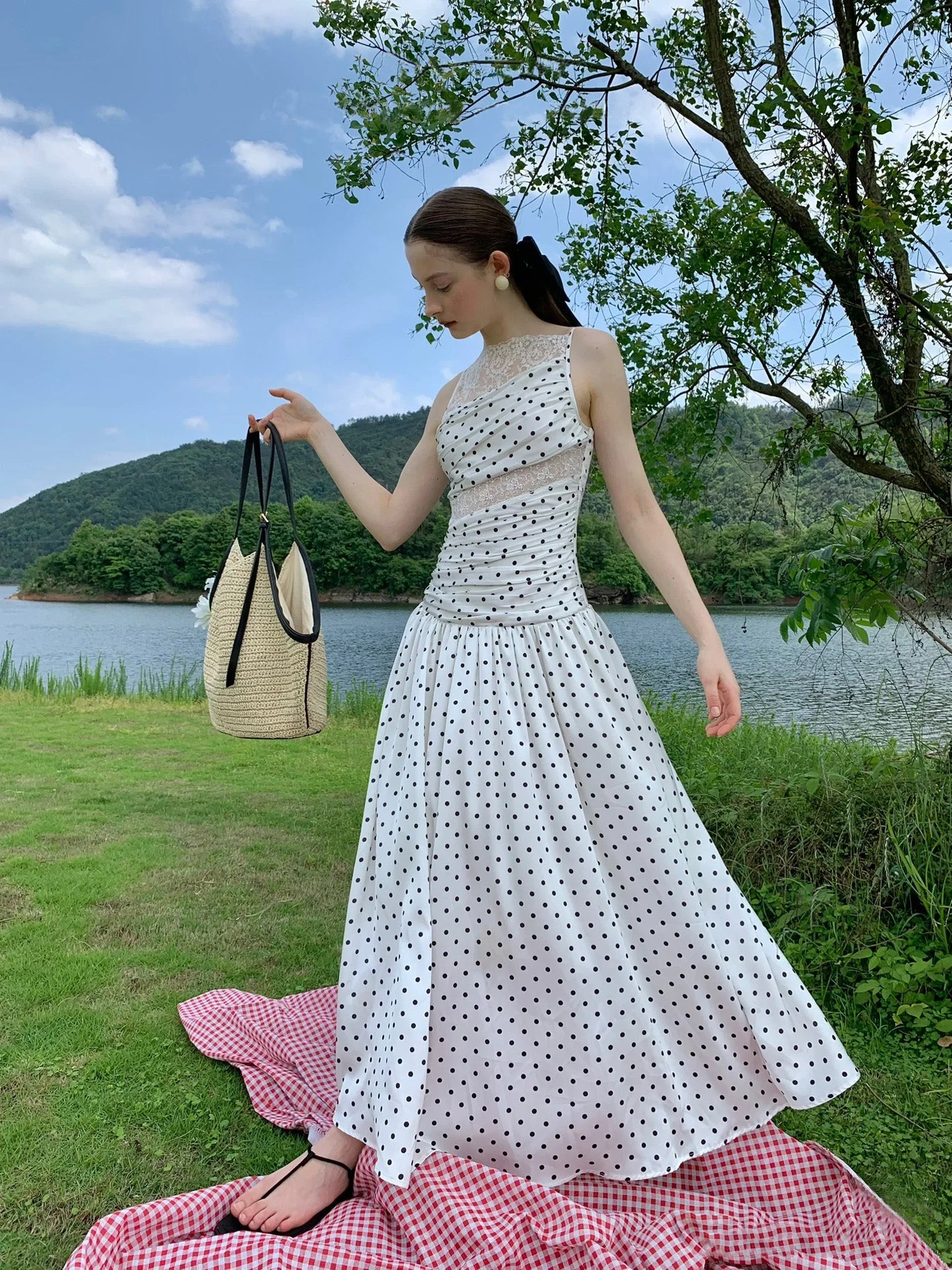 Women's Elegant Summer Dress Wholesale Long Dresses for Outdoor Wearing Beautiful Grace Sexy Sweet Dress Digital Printing