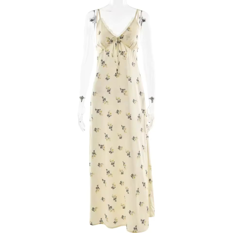 2026 Sexy Polka Dot Halter Mini Dress Women Backless Tie Ruched Waist Robe